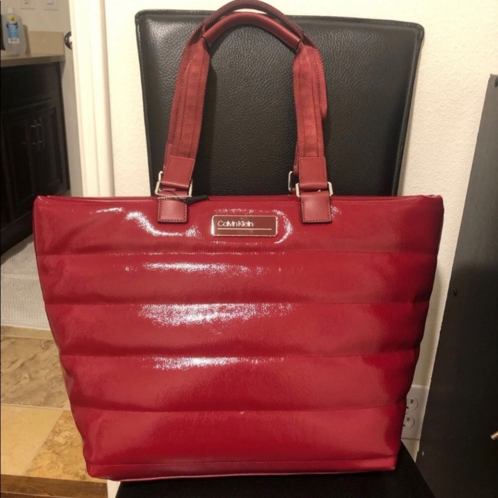 New Calvin Klein Jaina Double Handle Tote